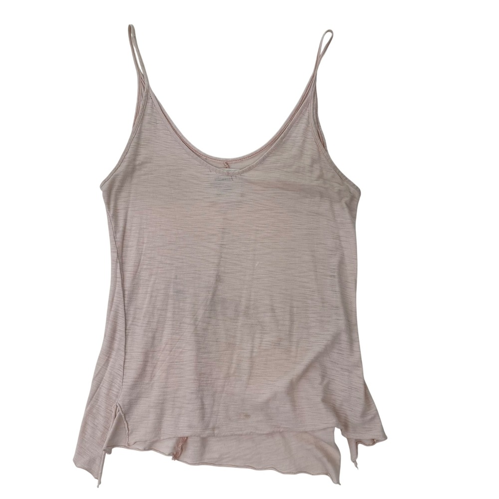 Natural‎ Michelle pink Tank Top Distressed + Stained Thrashed Style Size Medium